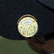 Nature Inspired Golf Ball Marker Hat Clip - Gold - On Hat