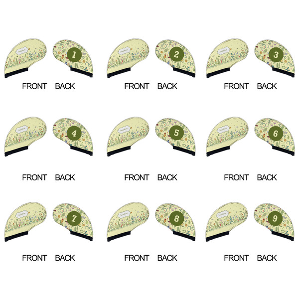 Nature Inspired Golf Club Covers - APPROVAL (set of 9)