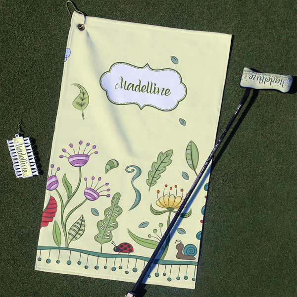 Custom Nature Inspired Golf Towel Gift Set (Personalized)