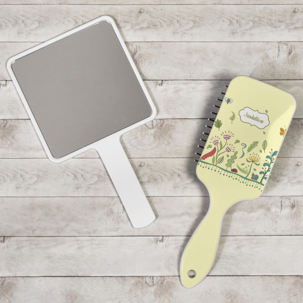 Nature Inspired Hair Brush - In Context