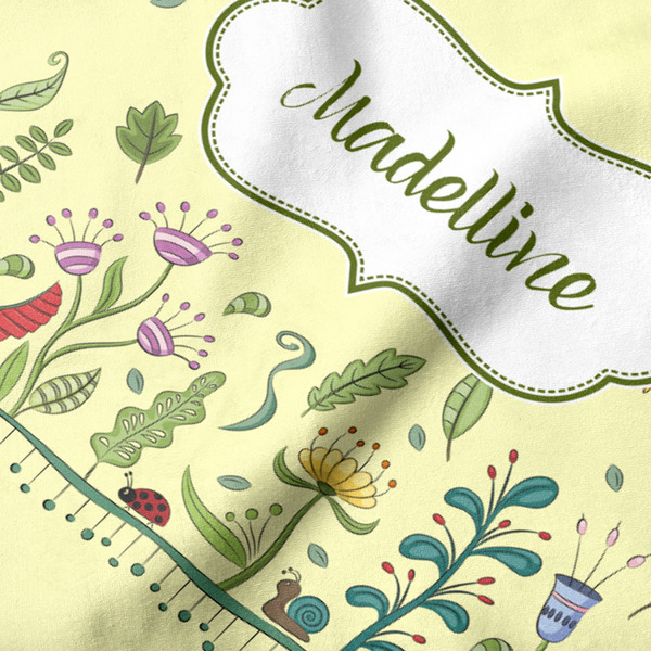 Nature Inspired Hooded Baby Towel- Detail Close Up