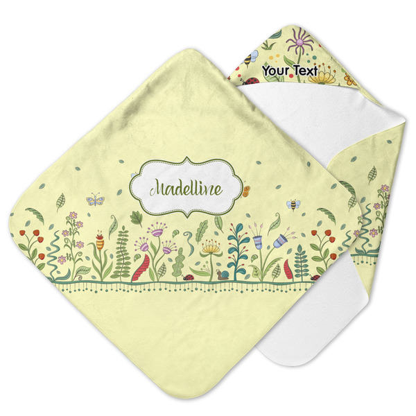 Custom Nature Inspired Hooded Baby Towel (Personalized)