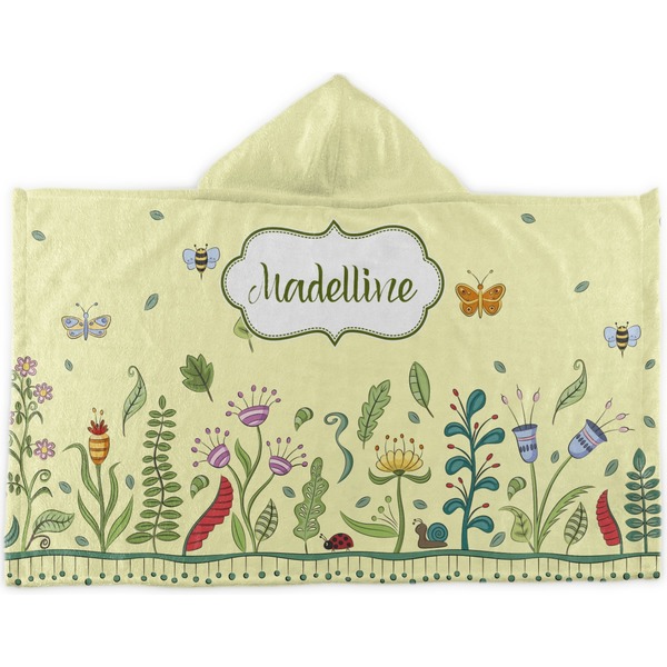 Custom Nature Inspired Kids Hooded Towel (Personalized)