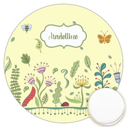 Nature Inspired Printed Cookie Topper - 3.25" (Personalized)