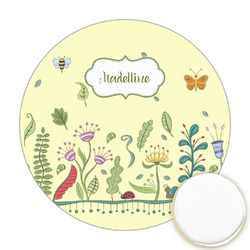 Nature Inspired Printed Cookie Topper - Round (Personalized)