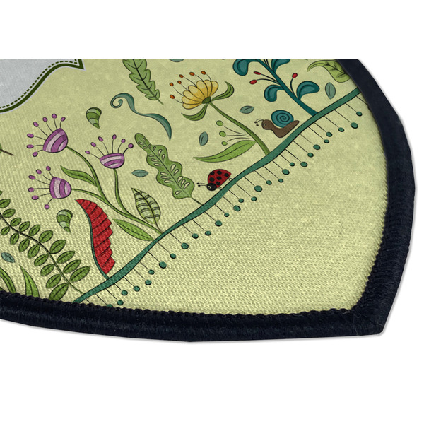 Nature Inspired Iron on Shield 3 Detail