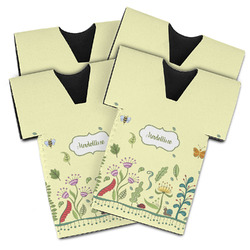 Nature Inspired Jersey Bottle Cooler - Set of 4 (Personalized)