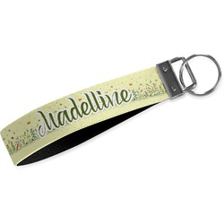 Nature Inspired Wristlet Webbing Keychain Fob (Personalized)