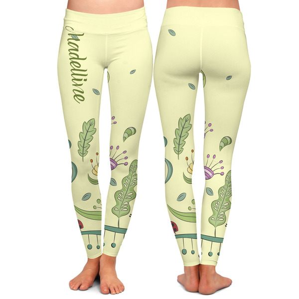Nature Inspired Ladies Leggings - Front and Back
