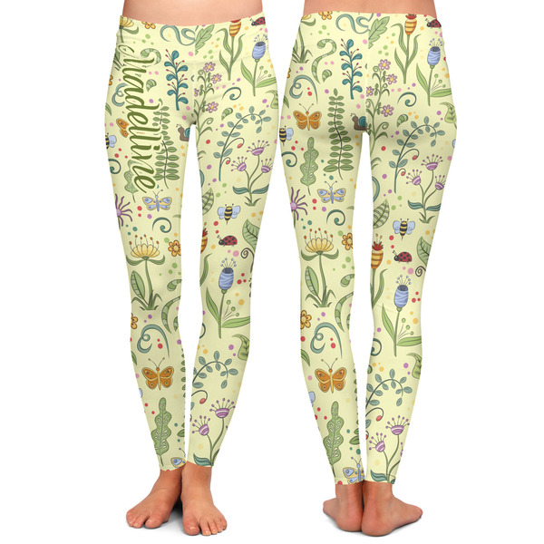 Nature Inspired Ladies Leggings - Front and Back