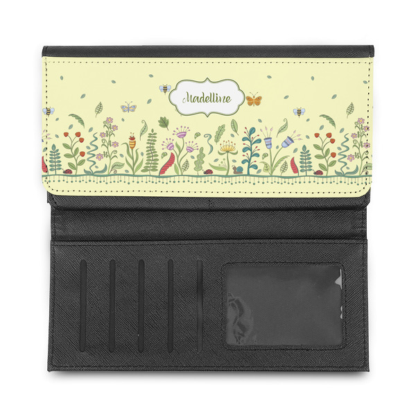 Nature Inspired Ladies Wallet - Half Way Open