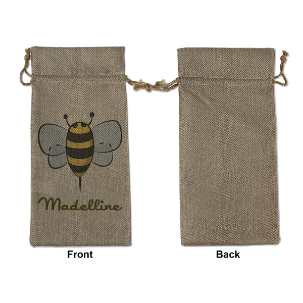 Nature Inspired Large Burlap Gift Bags - Front Approval
