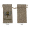 Nature Inspired Large Burlap Gift Bags - Front Approval