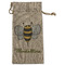 Nature Inspired Large Burlap Gift Bags - Front