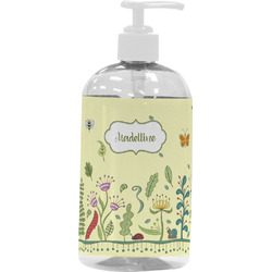 Nature Inspired Plastic Soap / Lotion Dispenser (16 oz - Large - White) (Personalized)