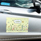 Nature Inspired Large Rectangle Car Magnets- In Context