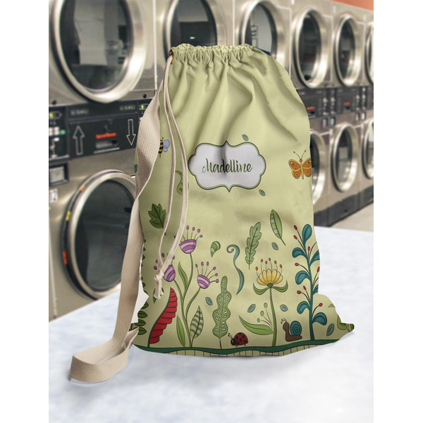 Nature Inspired Laundry Bag in Laundromat