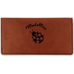 Nature Inspired Leatherette Checkbook Holder - Double Sided (Personalized)