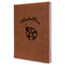 Nature Inspired Leather Sketchbook - Large - Single Sided (Personalized)
