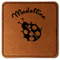 Nature Inspired Faux Leather Iron On Patch - Square (Personalized)
