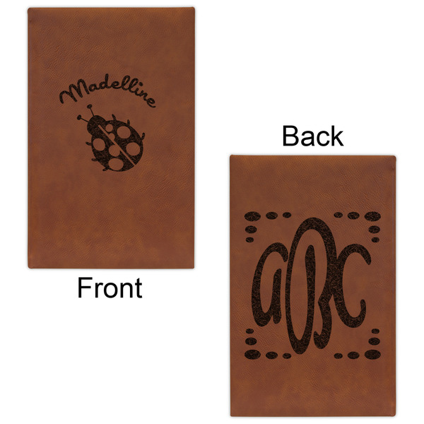 Nature Inspired Leatherette Sketchbooks - Small - Double Sided - Front & Back View