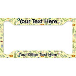 Nature Inspired License Plate Frame - Style A (Personalized)