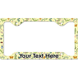 Nature Inspired License Plate Frame - Style C (Personalized)