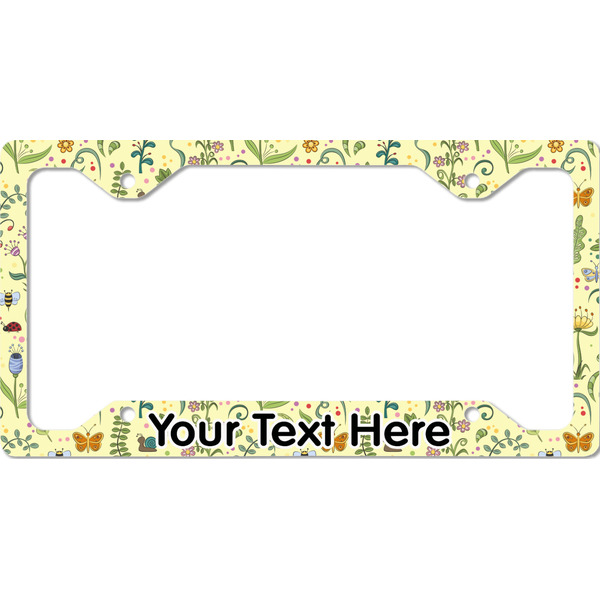Custom Nature Inspired License Plate Frame - Style C (Personalized)