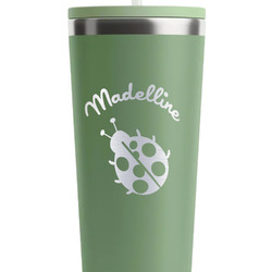 Nature Inspired RTIC Everyday Tumbler with Straw - 28oz - Light Green - Double-Sided (Personalized)
