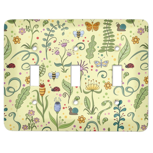 Custom Nature Inspired Light Switch Cover (3 Toggle Plate)