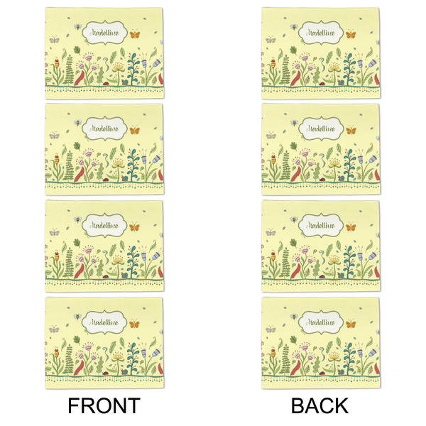 Nature Inspired Linen Placemat - APPROVAL Set of 4 (double sided)