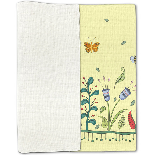 Nature Inspired Linen Placemat - Folded Half