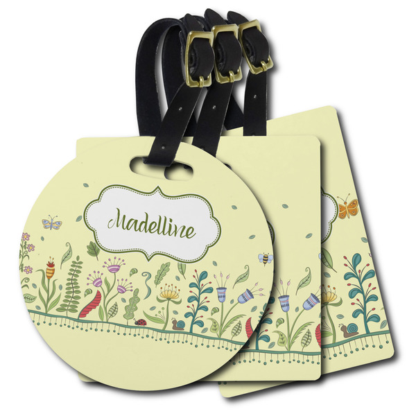 Custom Nature Inspired Plastic Luggage Tag (Personalized)