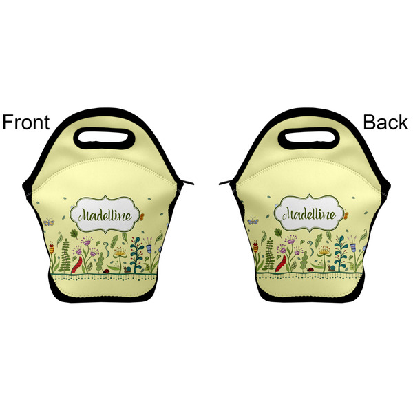 Nature Inspired Lunch Bag - Front and Back