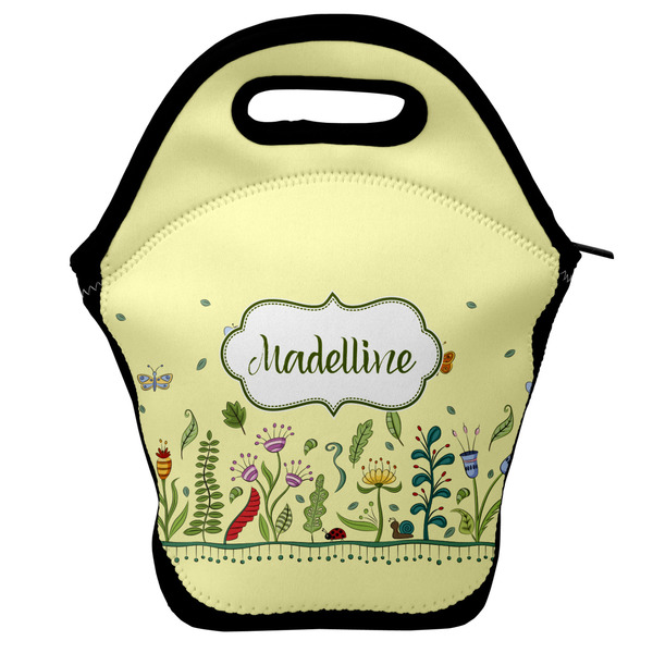 Custom Nature Inspired Lunch Bag w/ Name or Text