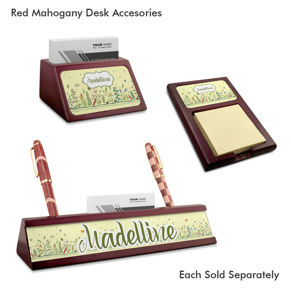 Nature Inspired Mahogany Desk Accessories