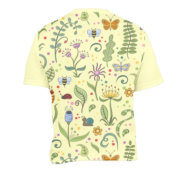 Nature Inspired Men's Crew Neck T Shirt Medium - Back