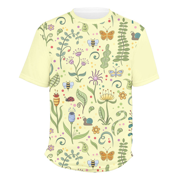 Custom Nature Inspired Men's Crew T-Shirt - Large
