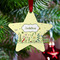 Nature Inspired Metal Star Ornament - Lifestyle