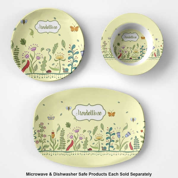 Nature Inspired Microwave & Dishwasher Safe CP Plastic Dishware - Group