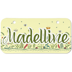 Nature Inspired Mini/Bicycle License Plate (2 Holes) (Personalized)