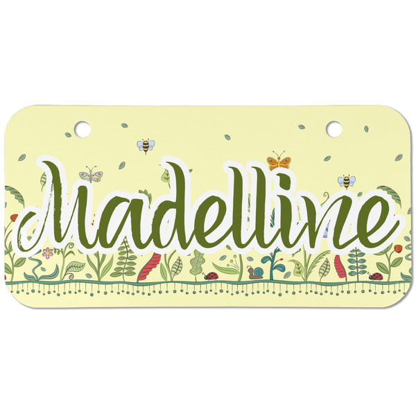 Custom Nature Inspired Mini/Bicycle License Plate (2 Holes) (Personalized)