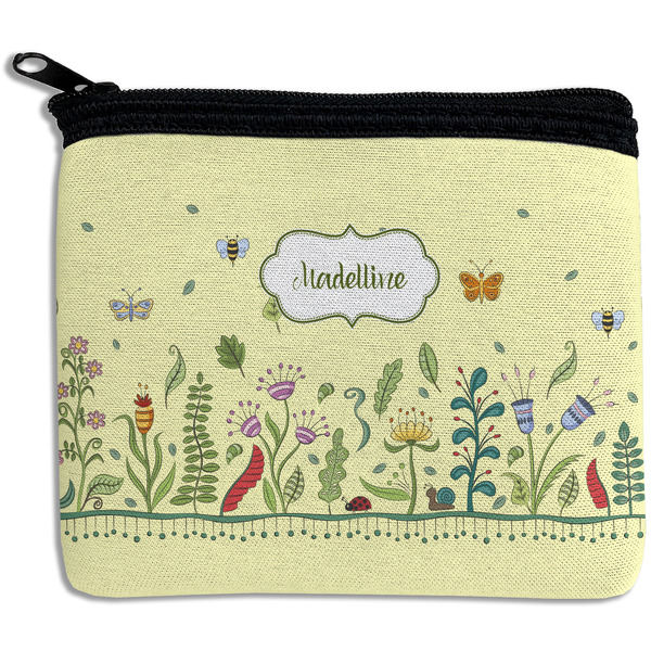 Custom Nature Inspired Rectangular Coin Purse (Personalized)