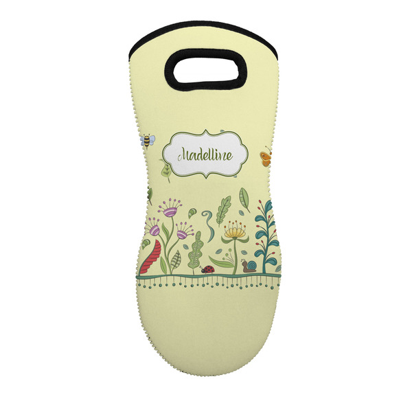 Custom Nature Inspired Neoprene Oven Mitt w/ Name or Text