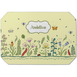 Nature Inspired Dining Table Mat - Octagon (Single-Sided) w/ Name or Text