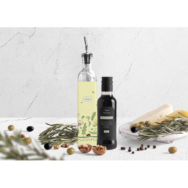 Nature Inspired Oil Dispenser Bottle - Lifestyle Photo