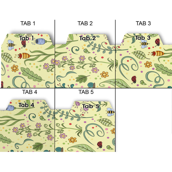 Nature Inspired Page Dividers - Set of 5 - Approval