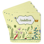Nature Inspired Paper Coasters w/ Name or Text