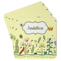 Nature Inspired Paper Coasters w/ Name or Text