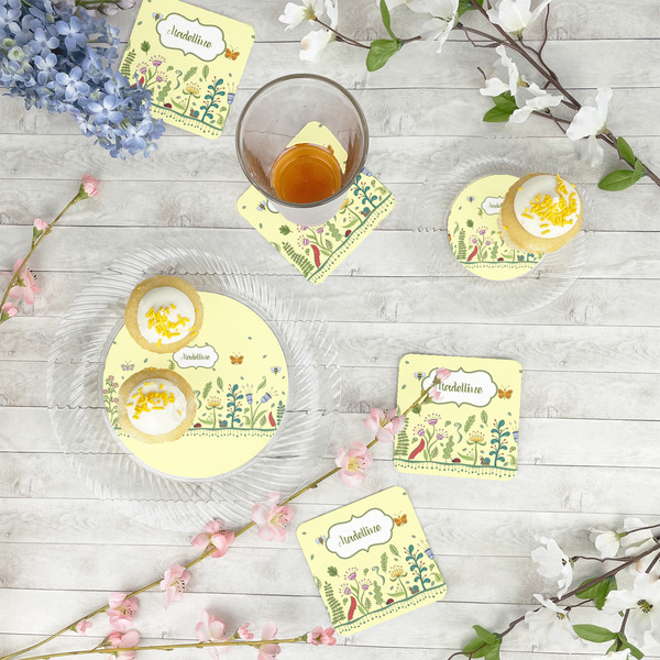 Nature Inspired Paper Coasters - In Context